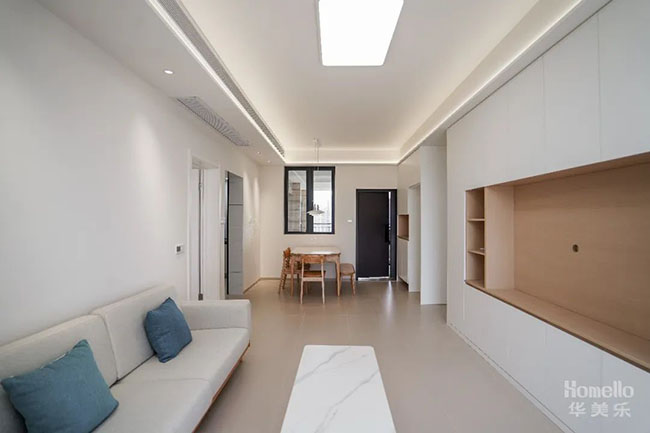 89㎡二居室，原木簡約風(fēng)搭配實(shí)用主義軟裝，打造精致雅居